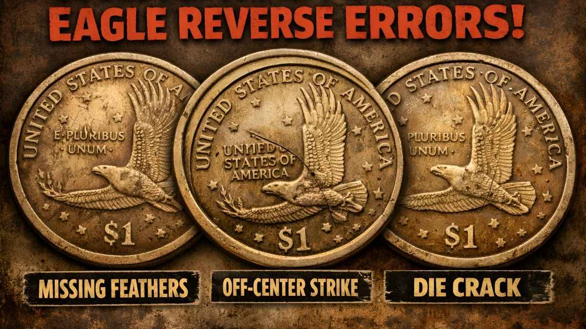Sacagawea Dollar Eagle Reverse Errors: What They’re Really Worth